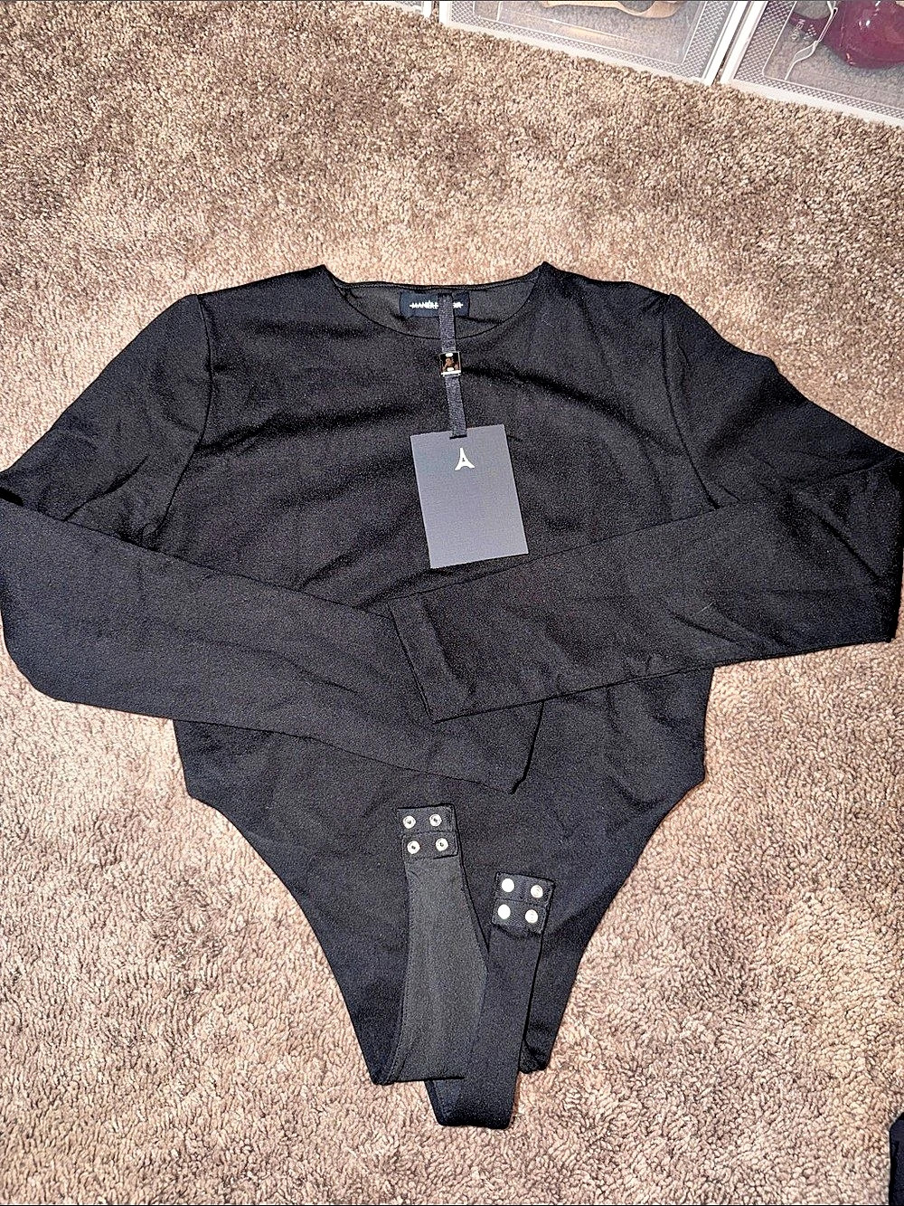 Manière De Voir Bodysuit Brazilian cut Black NWT